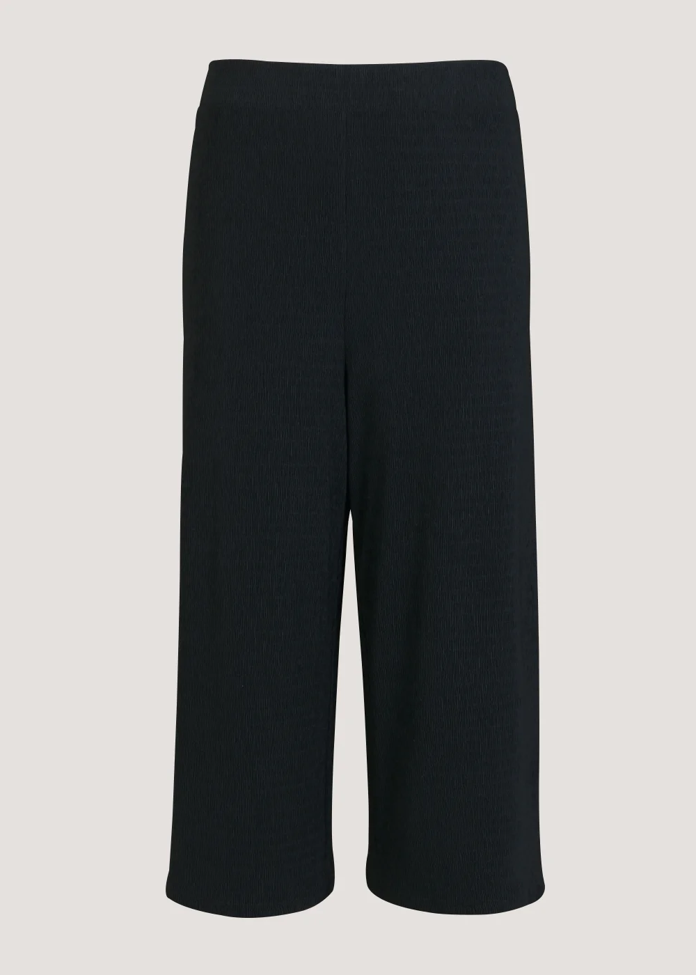 Papaya Curve Black Plisse Cropped Trousers - 18 Image 5
