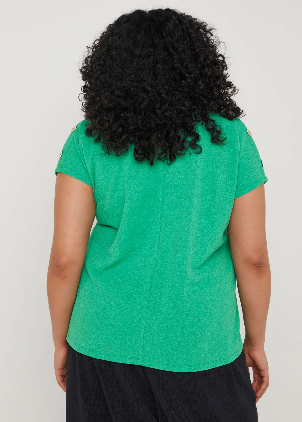Papaya Curve Green Button T-Shirt - Size 18 Image 2