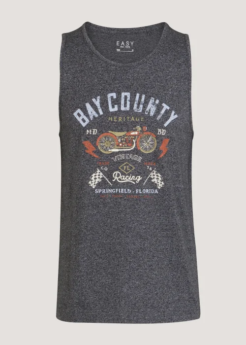 Grey Bay County Vest Top - Small Image 5