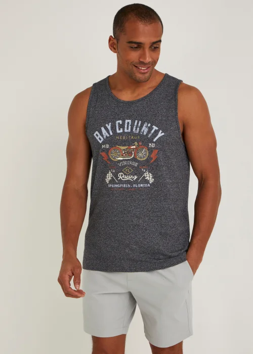 Grey Bay County Vest Top - Small Image 1