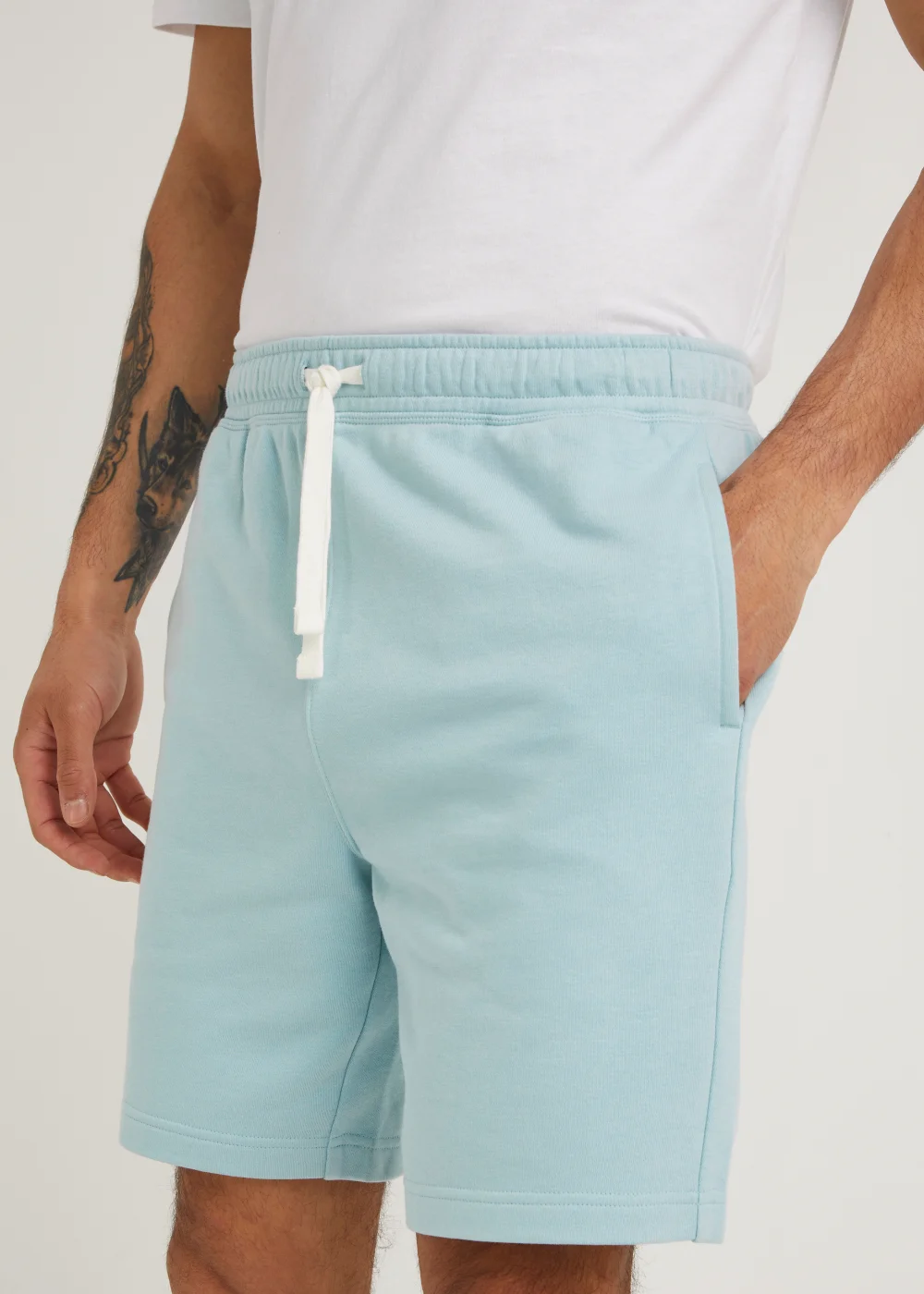 Light Blue Essential Jogger Shorts - XS Image 3