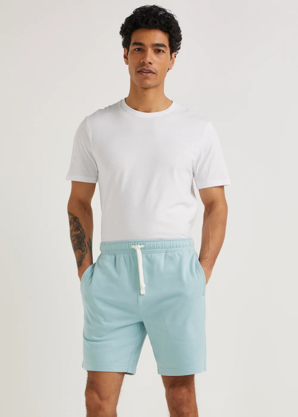 Light Blue Essential Jogger Shorts - XS Image 1