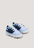 Blue Soft Sole Baby Boat Shoes (Newborn-18mths) - Age 0 - 3 Months Image 1
