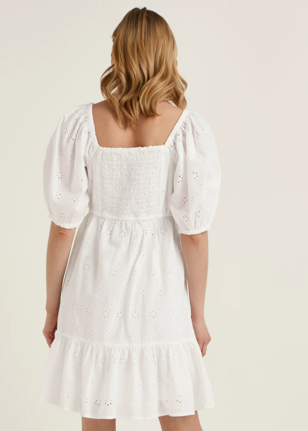 White Schiffley Mini Dress - 8 Image 2
