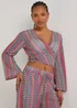 Be Beau Zigzag Knitted Crop Top - Extra small Image 3
