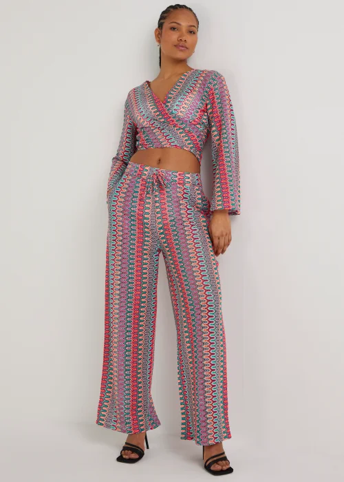Be Beau Zigzag Knitted Crop Top - Extra small Image 4