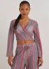 Be Beau Zigzag Knitted Crop Top - Extra small Image 1
