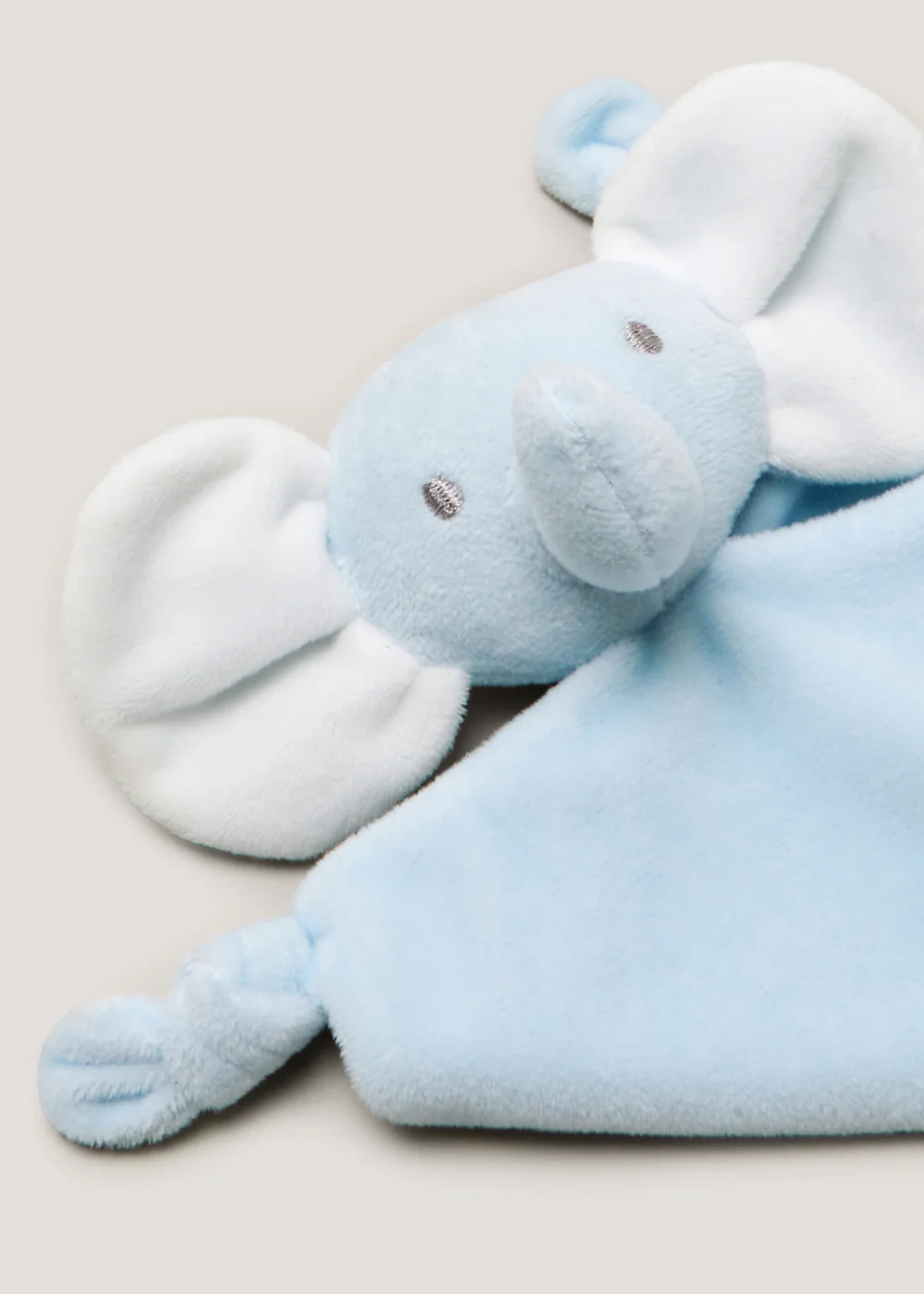 Blue Elephant Baby Comforter - One Size Image 2