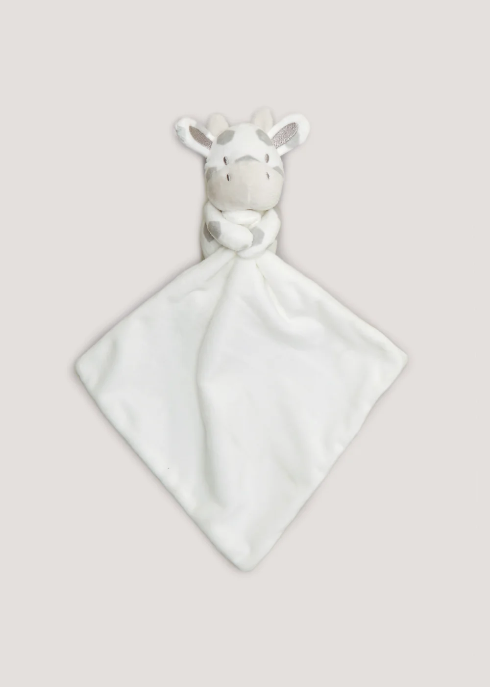 Cream Giraffe Baby Comforter - One Size Image 1