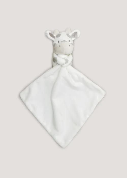 Cream Giraffe Baby Comforter - One Size Image 1