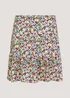 Multicoloured Floral Crinkle Jersey Mini Skirt - Size 8 Image 4