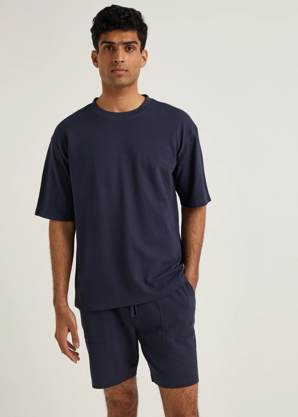 Navy Oversized Lounge Top - Extra small Image 3