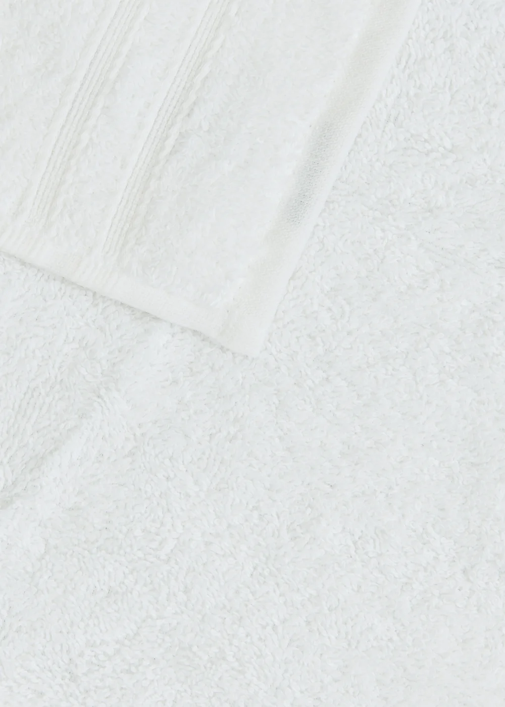 4 Pack White 100% Egyptian Cotton Face Cloths Image 3