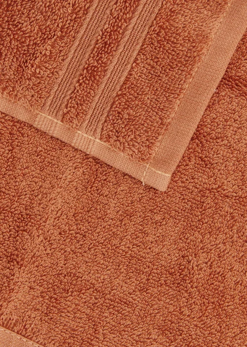 4 Pack Orange 100% Egyptian Cotton Face Cloths Image 2