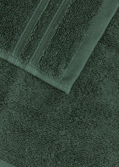 4 Pack Tropical Green 100% Egyptian Cotton Face Cloths Image 2