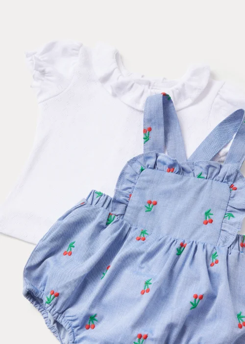 Baby Chambray Romper & T-Shirt Set (Newborn-18mths) - 0-3 months Image 2