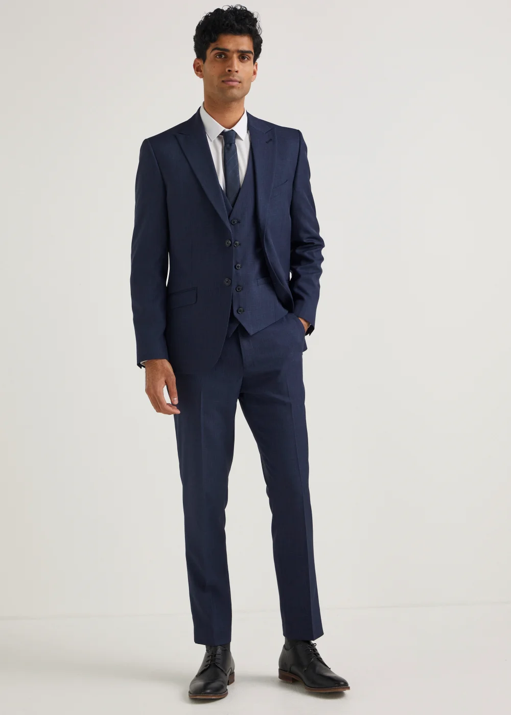 Taylor & Wright Cooper Navy Slim Fit Suit Jacket - 38 Chest Short Image 4