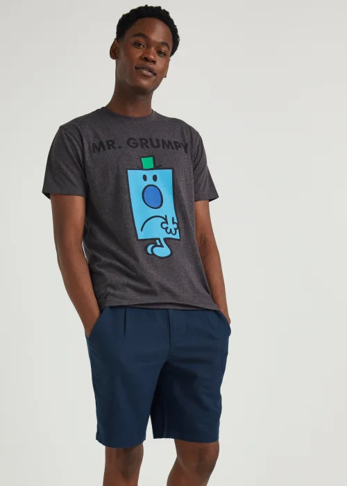 Navy Linen Blend Shorts - S Image 1