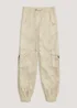 Girls Candy Couture Cream Satin Co-Ord Trousers (9-16yrs) - Age 9 Years Image 1