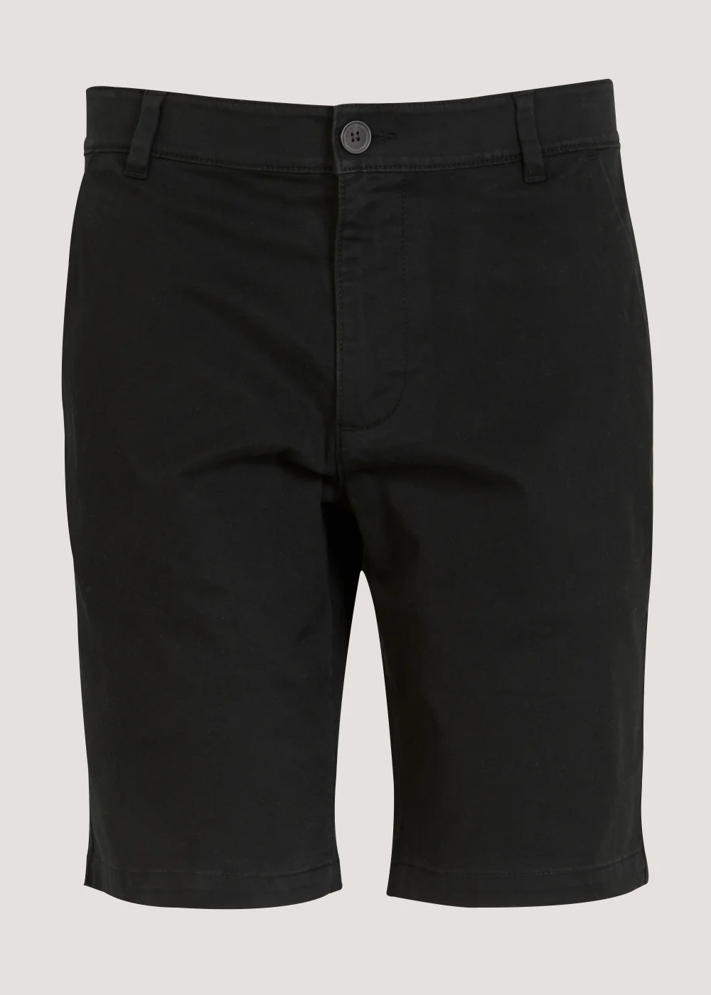 Black Straight Fit Chino Shorts - 30 Image 5