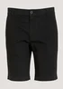 Black Straight Fit Chino Shorts - 30 Image 5