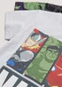 Kids 2 Pack Marvel Avengers Pyjama Sets (18mths-8yrs) - Age 2 - 3 Years Image 2