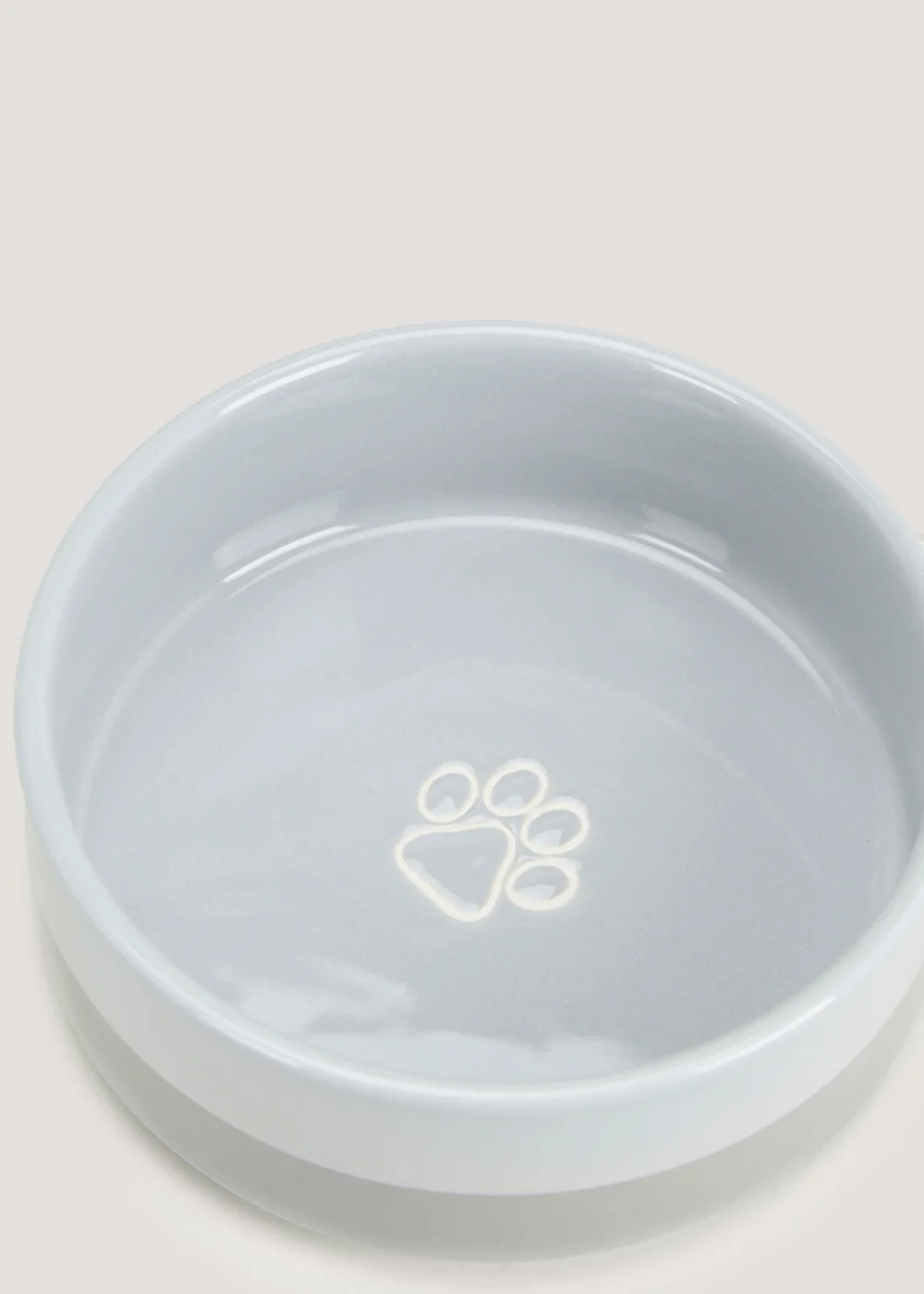 Grey Ceramic Pet Bowl (15cm) Image 2