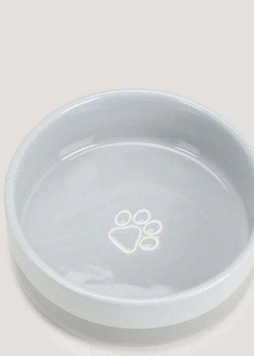 Grey Ceramic Pet Bowl (15cm) Image 2
