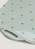 Green Gingham Bee Print Melamine Tray (48cm x 32.5cm) Image 2