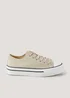 Natural Platform Canvas Shoes - Size 3 Image 1