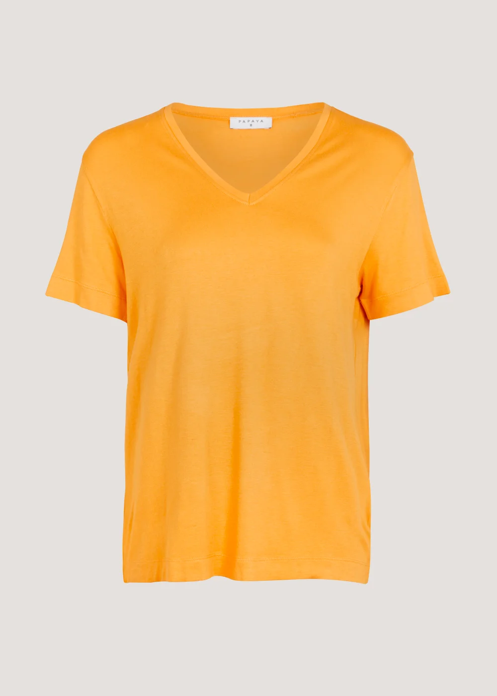 Orange V-Neck T-Shirt - Size 8 Image 1