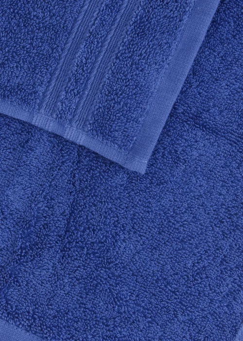 4 Pack Royal Blue 100% Egyptian Cotton Face Cloths Image 2