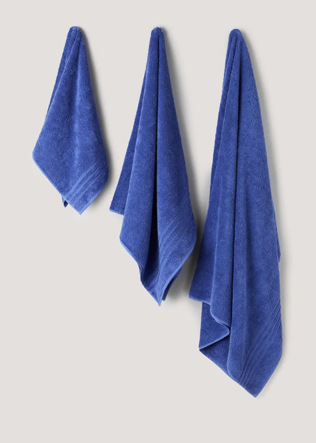 Royal Blue 100% Egyptian Cotton Towels