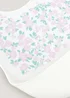 Floral Print Silicone Bib - One Size Image 2