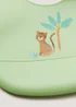 Sage Tiger Silicone Bib - One Size Image 2