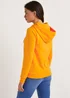 Orange Zip Up Hoodie - Small Image 2