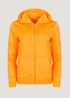 Orange Zip Up Hoodie - Small Image 1