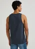 Navy Aztec Panel Vest Top - Small Image 2