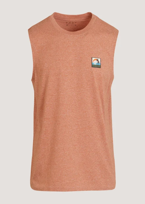 Orange Badge Vest Top - Small Image 5