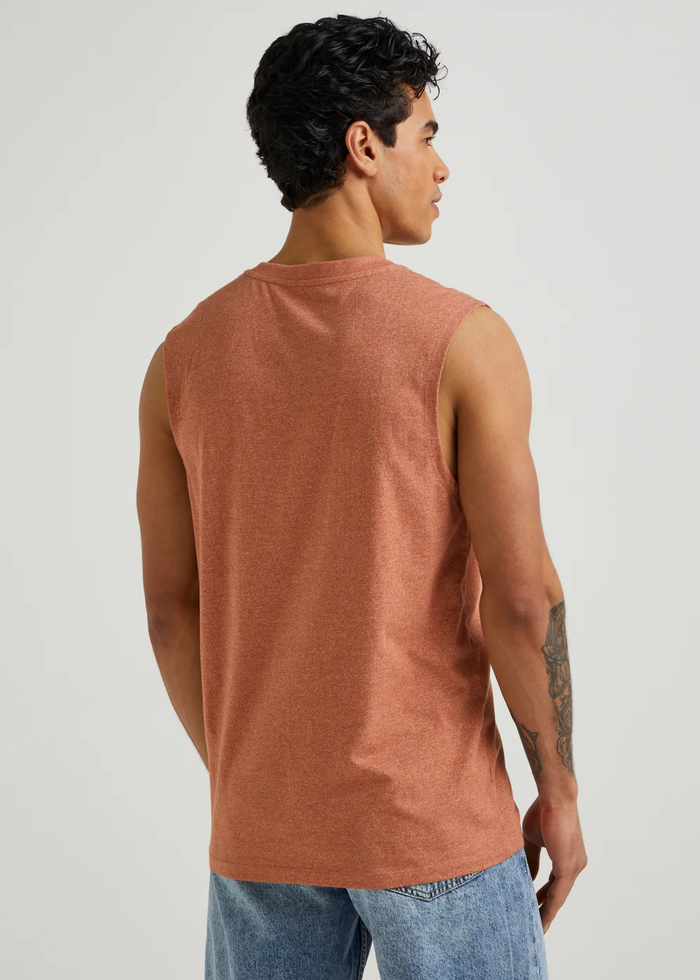 Orange Badge Vest Top - Small Image 2