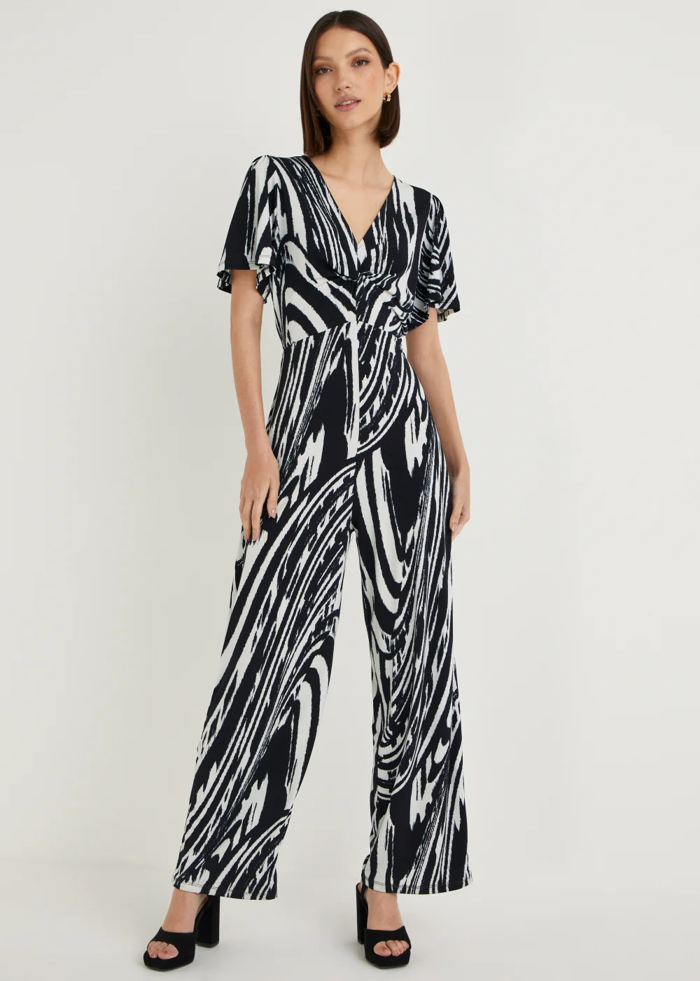 Et Vous Monochrome Print Jumpsuit - 8 Image 1