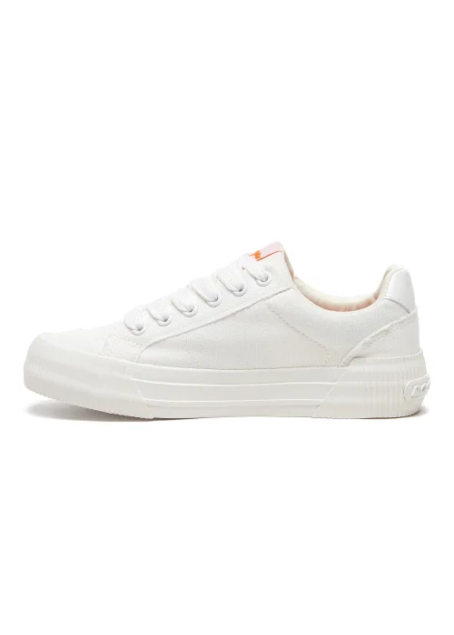 Rocket Dog White Cheery Canvas Sneakers - Size 4 Image 3