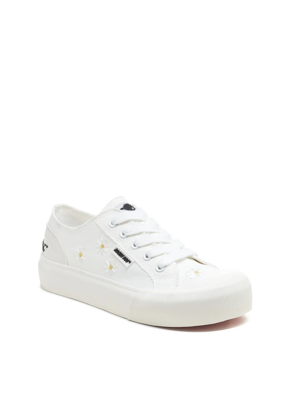 Rocket Dog Jazzin Plus Black Daisy Sneakers - Size 3 Image 1