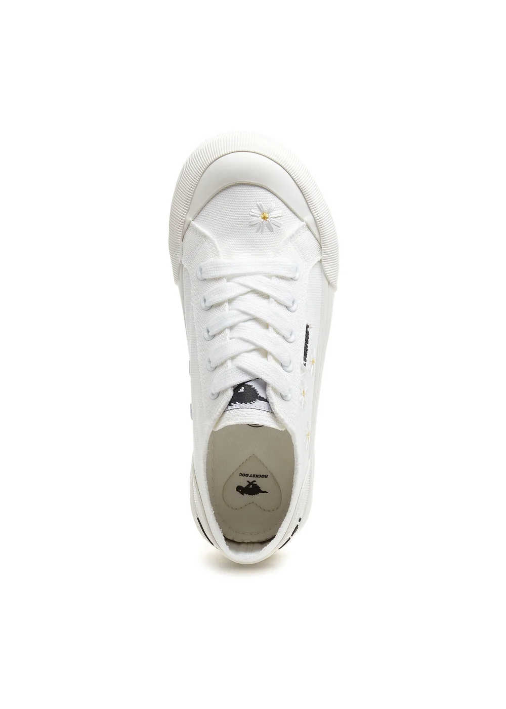 Rocket Dog Jazzin Plus Black Daisy Sneakers - Size 3 Image 6