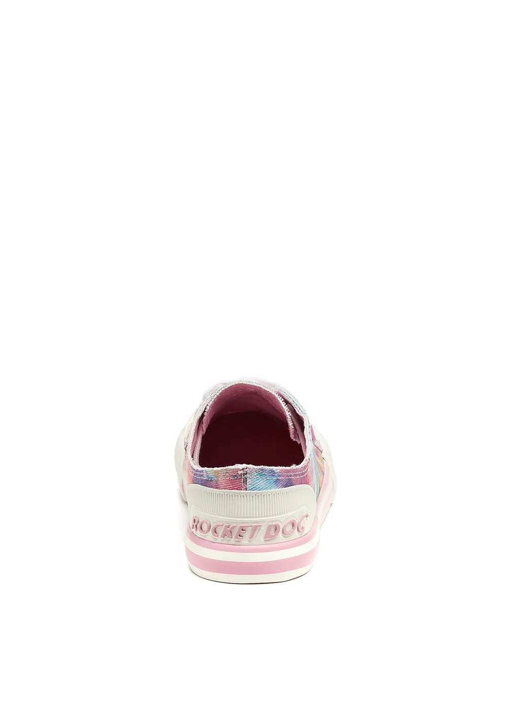 Rocket Dog Jazzin Candy Pink Tie Dye Canvas Trainers - 3 Image 3
