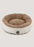 Natural Geo Round Pet Bed (50cm x 15cm) Image 1