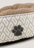 Natural Geo Round Pet Bed (50cm x 15cm) Image 2