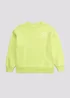 Girls Candy Couture Lime Slogan Sweatshirt (9-16yrs) - 9 Yrs Image 1