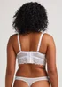 Ivory Rose White Soft Lace V-Front Thong - Size 6 Image 2