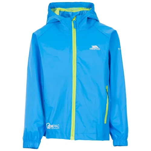 Kids Trespass Qikpac Blue Jacket (2-12yrs) - 3-4 Yrs Image 1